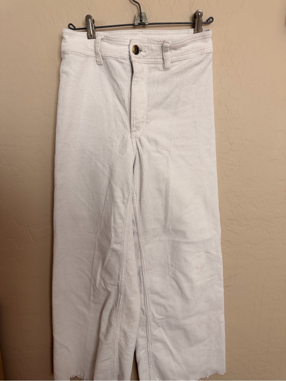 Billabong White Corduroy Pants